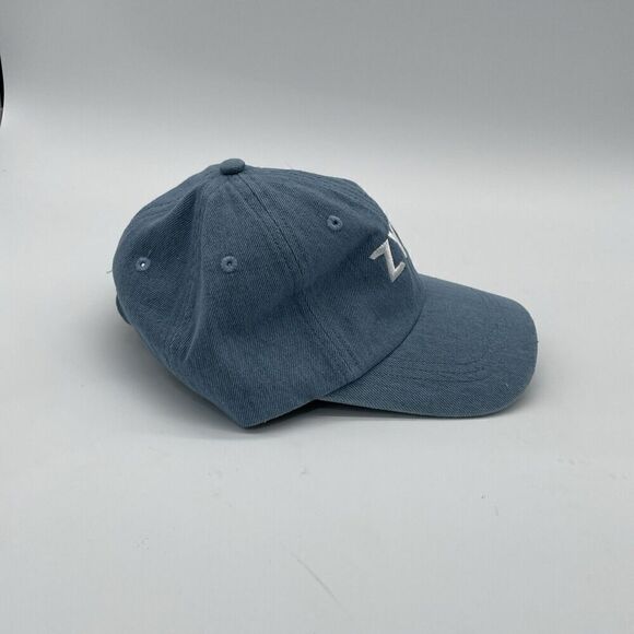 Zyia Active Light Denim Baseball Hat NWT Adjustable One Size Unisex 100% Cotton - Picture 11 of 11
